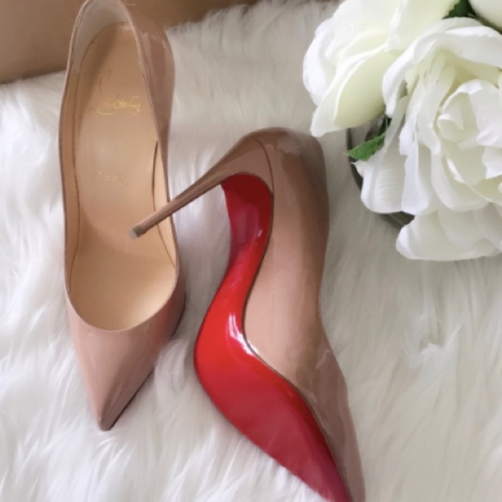 Christian Louboutin Pigalle Pumps 100mm heels - Picture 2 of 5